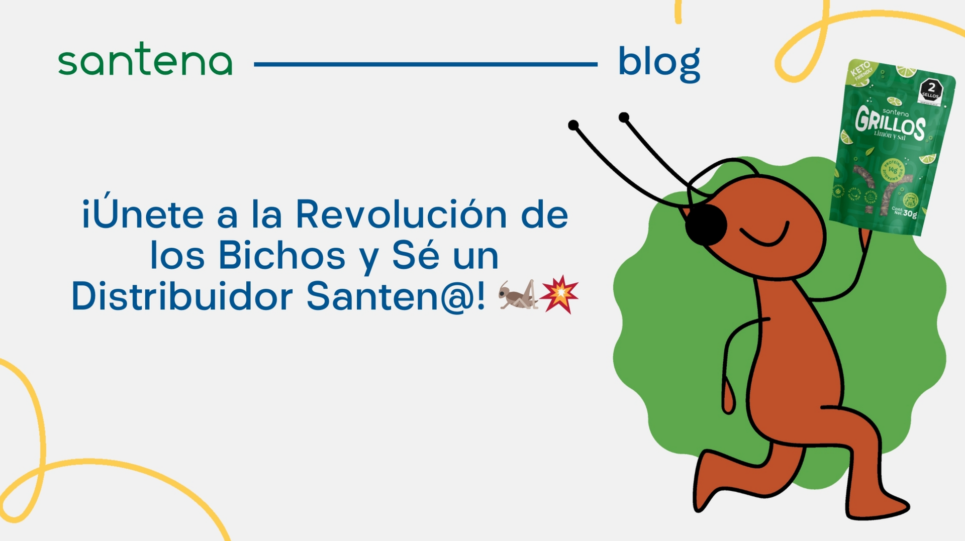 ¡Únete a la Revolución de los Bichos y Sé un Distribuidor Santen@! 🦗💥